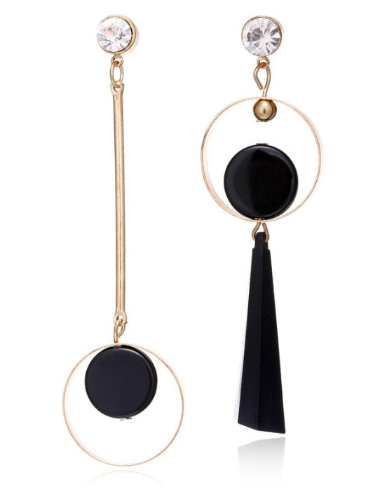 2025 New Gold Color Long Crystal Tassel Dangle Earrings for Women Wedding Drop Earring Fashion Jewelry Gifts
