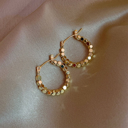 Autumn Winter New Brown Earrings Vintage Matte drop Earrings for women Metal Fashion Statement Dangle Earring 2025 Trend Jewelry